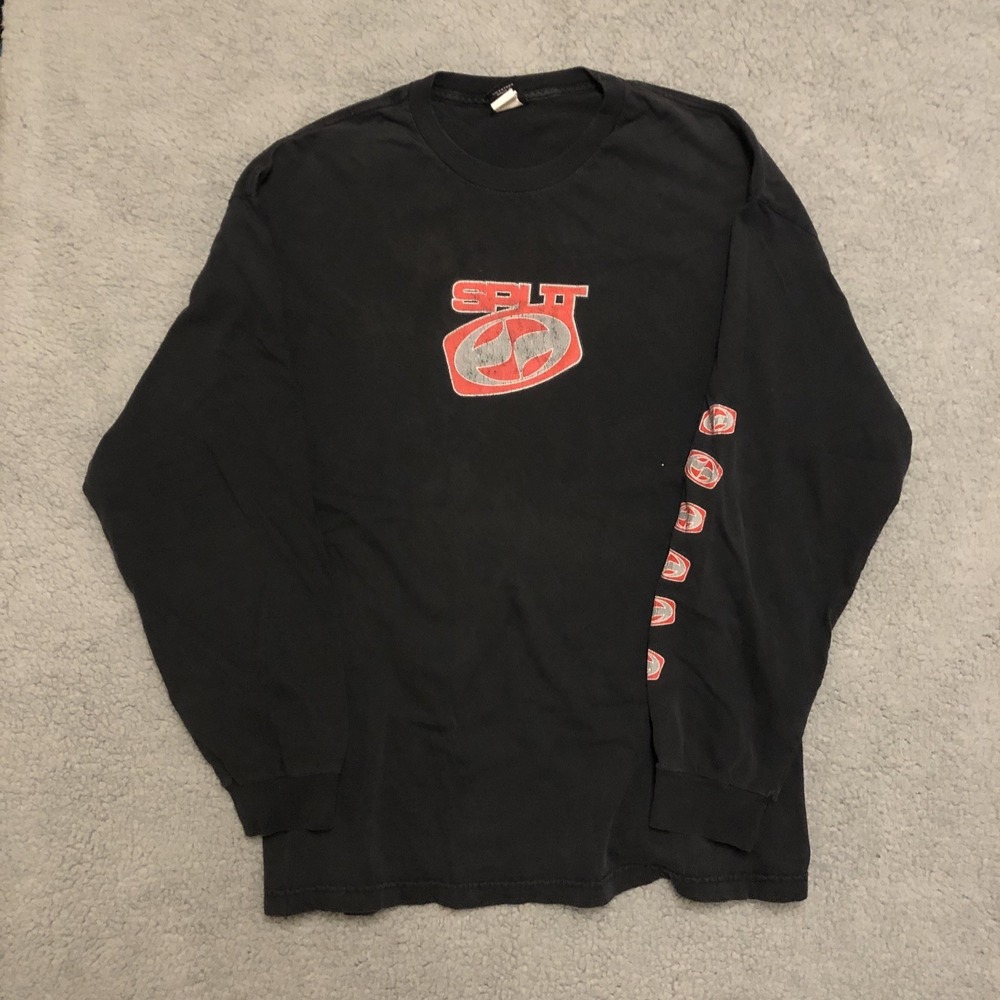 Vintage Split Skateboard Shirt Long Sleeve Xl Skater‎ Grunge Y2K